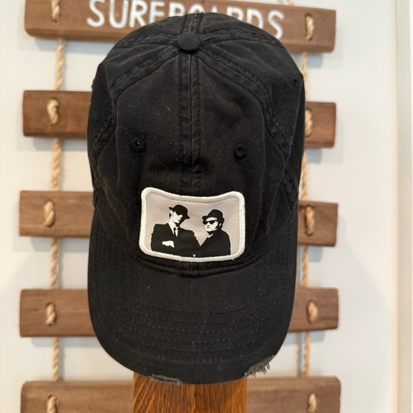 Vintage Blues Brothers Iconic Jake & Elwood Iconic Duo‎ Patch Black Baseball Cap - Picture 1 of 10